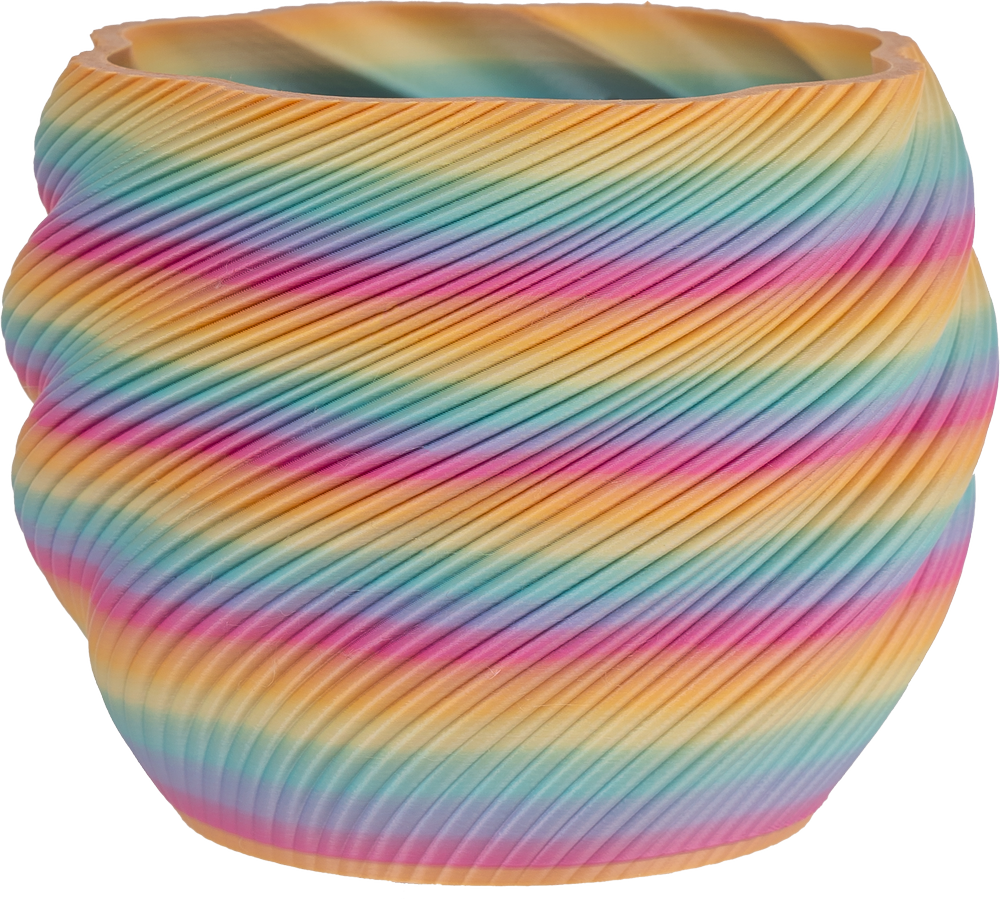 Polymaker Polimaker Panchroma PLA Gradient Rainbows 1.75mm 1kg - Translucent Rainbow