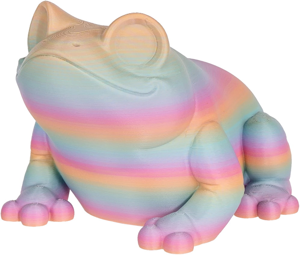 „Polymaker Panchroma PLA“ gradientiniai dažai „Rainbow“ 1,75 mm 1kg – „Luminous Rainbow“