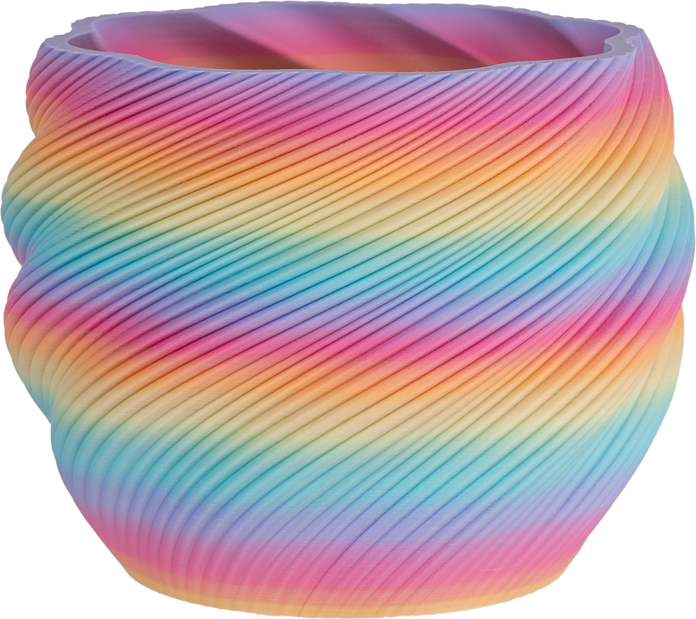 Polymaker Polimaker Panchroma PLA Gradient Rainbows 1.75mm 1kg - Translucent Rainbow
