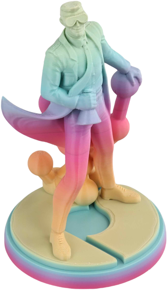 Polymaker Polimaker Panchroma PLA Gradient Rainbows 1.75mm 1kg - Translucent Rainbow