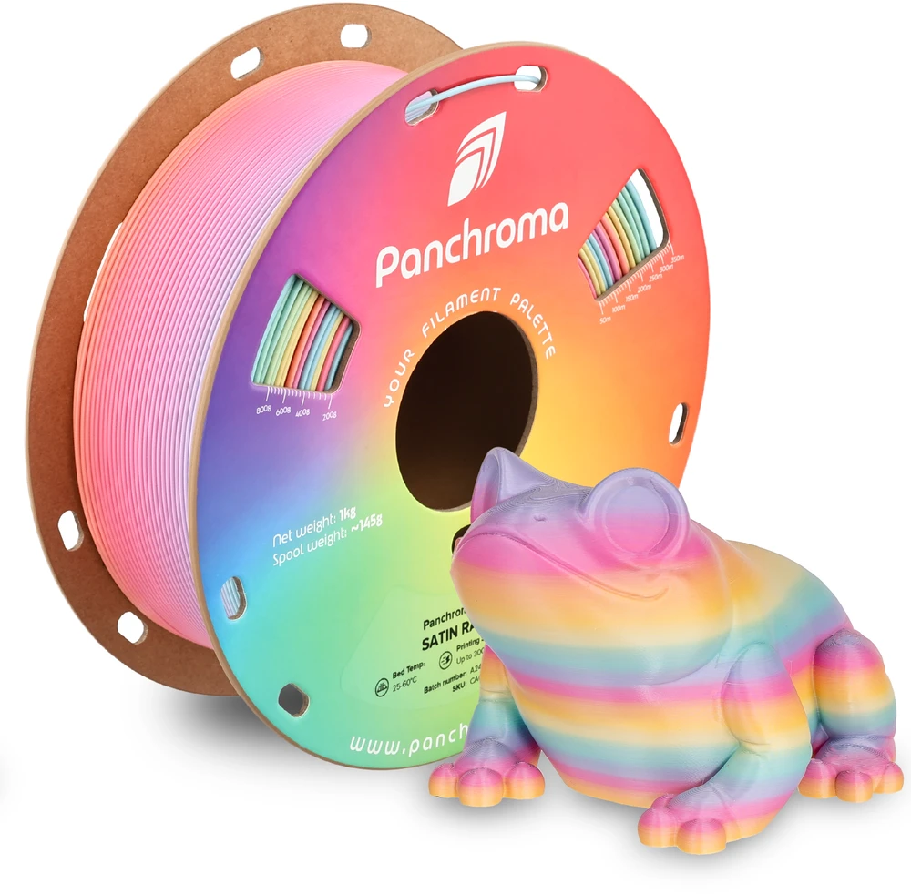 Polymaker Polimaker Panchroma PLA Gradient Rainbows 1.75mm 1kg - Satin Rainbow