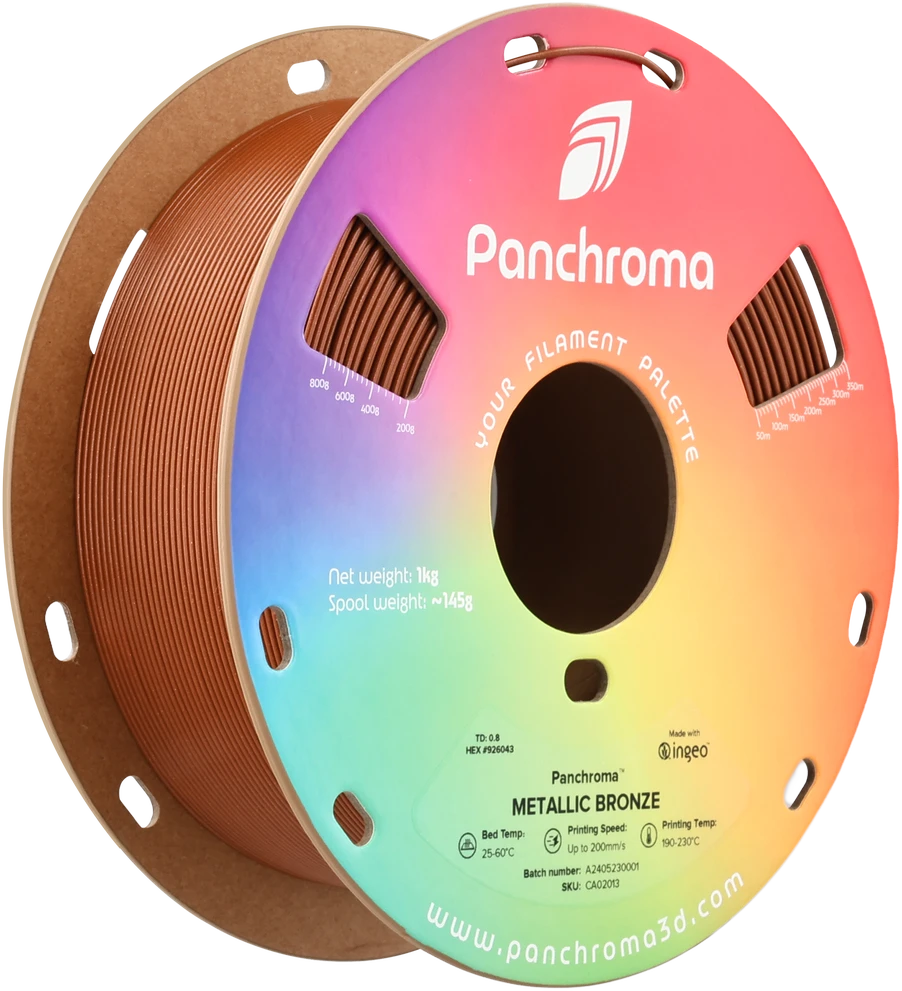 Polymaker Panchroma PLA Metallic 1.75mm 1kg - Metallic Bronze