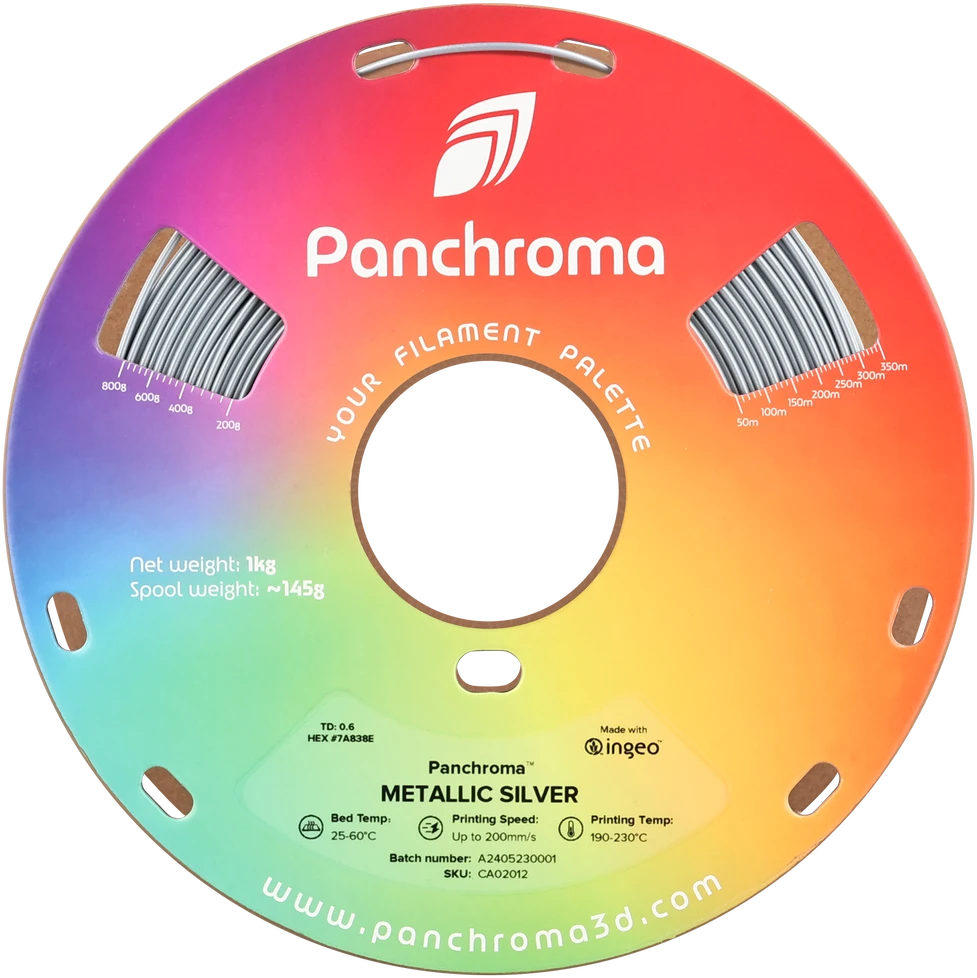 Polymaker Panchroma PLA Metallic 1.75mm 1kg - Metallic Mėlyna