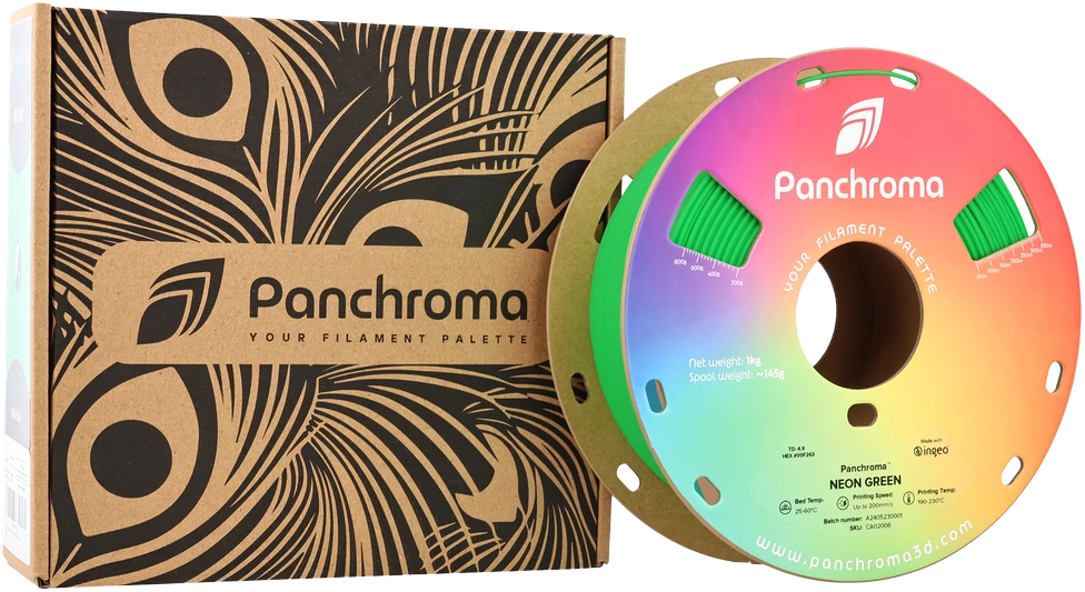 Polymaker Panchroma PLA Neon 1.75mm 1kg - Neon Geltona