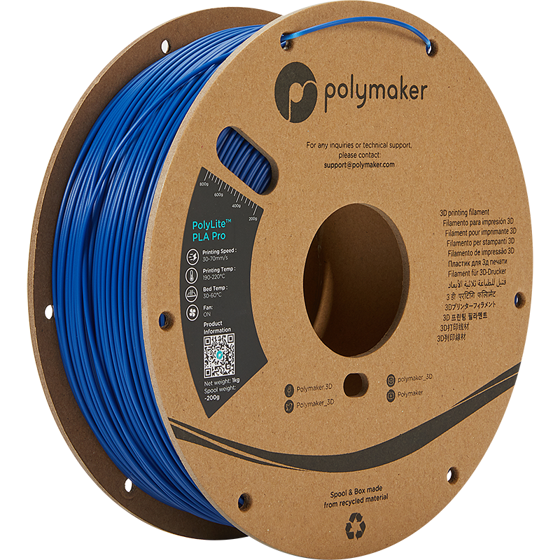 Polymaker PolyLite PLA PRO - 1kg - 1.75mm - Oranžinis