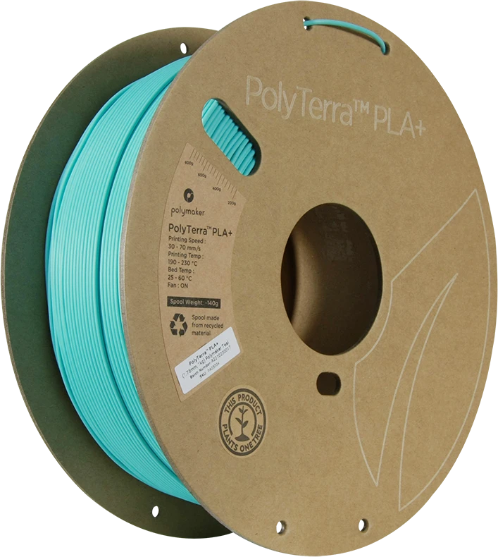 Polymaker PolyTerra PLA+ - 1kg - 1.75mm - Teal