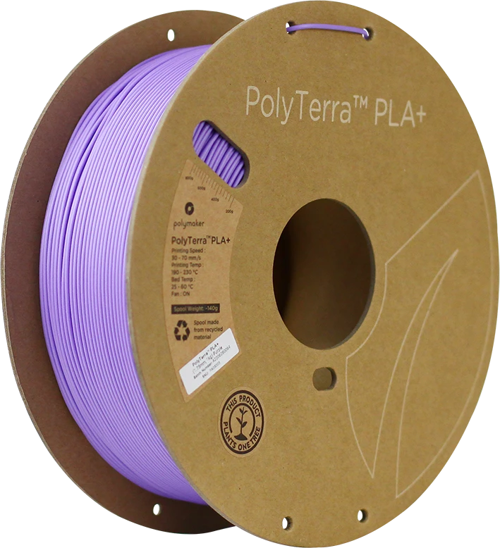 Polymaker PolyTerra PLA+ - 1kg - 1.75mm - Violetinis