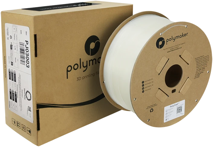 Polymaker PolyCast natūralios spalvos plastiko ritė