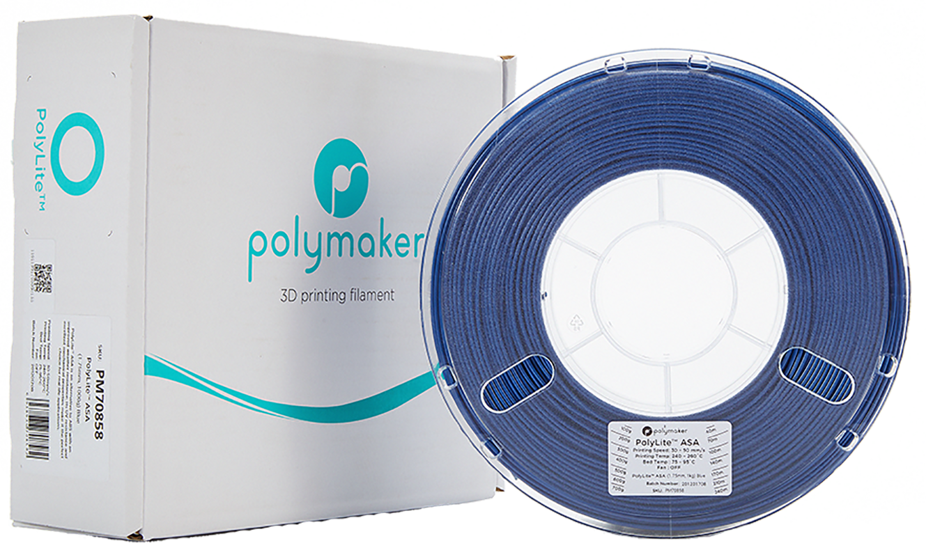 Polymaker PolyLite ASA - 1kg - 1.75mm - Mėlynas