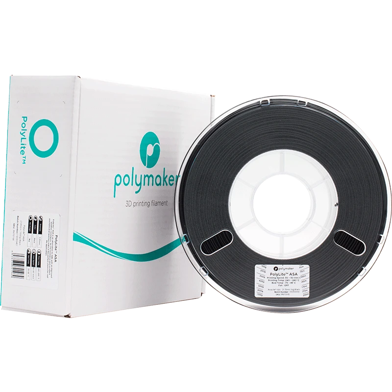 Polymaker PolyLite ASA 1.75mm gijos ritė ir dėžutė