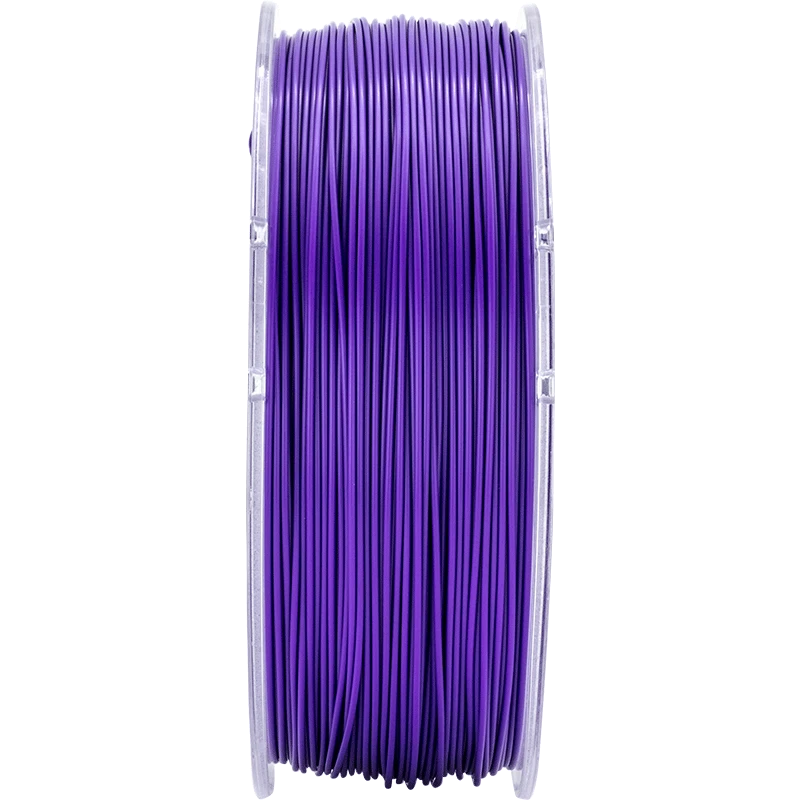 Violetinė PolyLite PETG gija ritėje iš šono
