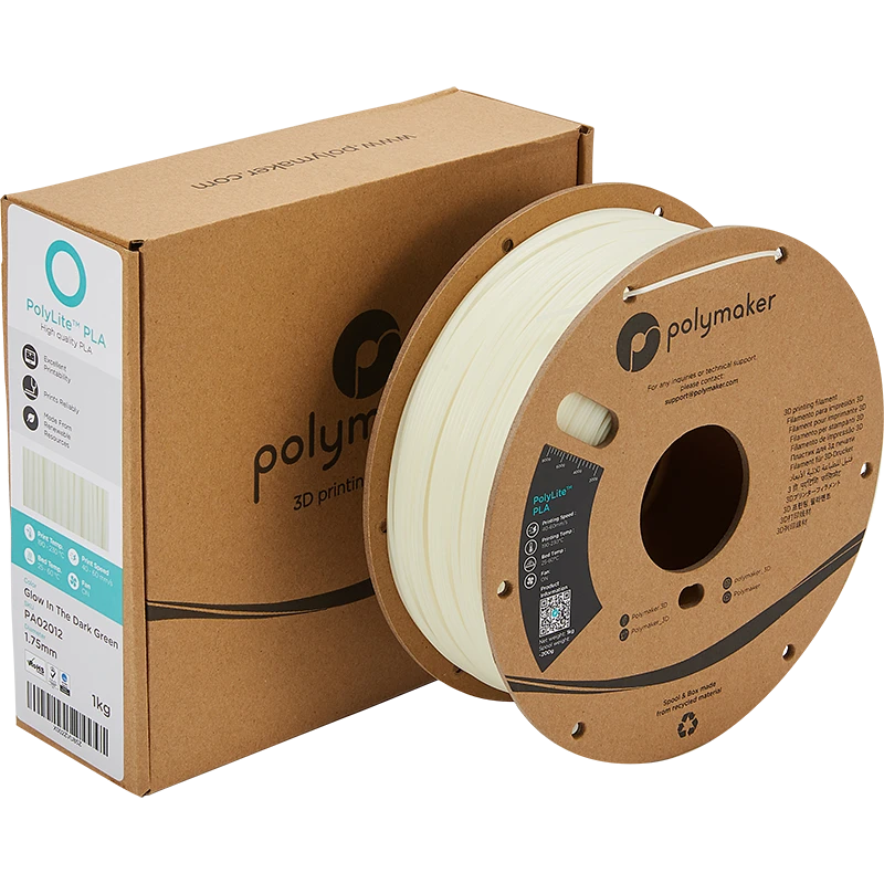 Polymaker PolyLite PLA 1kg ritė su pakuote