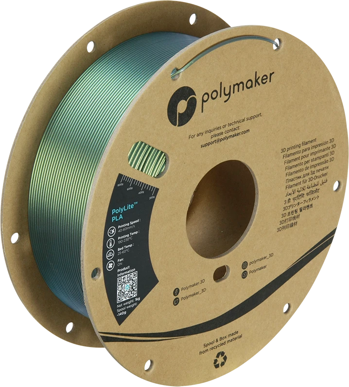 Polymaker PolyLite PLA gija 1kg Aurora