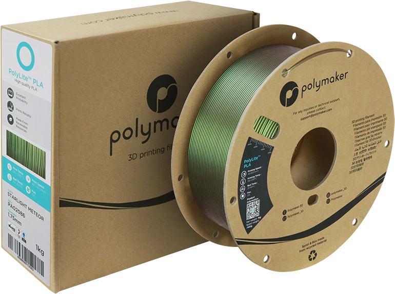 Polimaker Polimaker PolyLite PLA Starlight - 1kg - 1,75mm - Meteor
