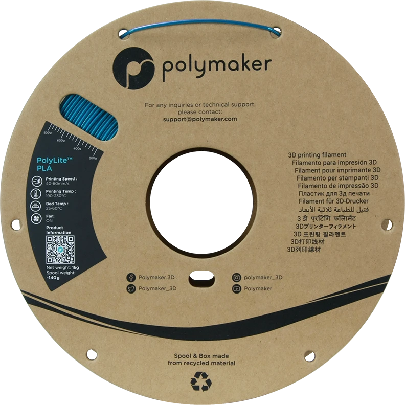 Polymaker Polimaker PolyLite PLA Starlight - 1kg - 1,75mm - Neptūnas