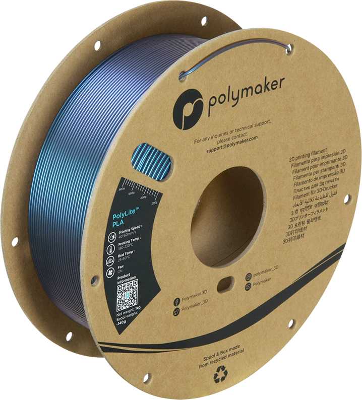 Polimaker Polimaker PolyLite PLA Starlight - 1kg - 1,75mm - Twilight