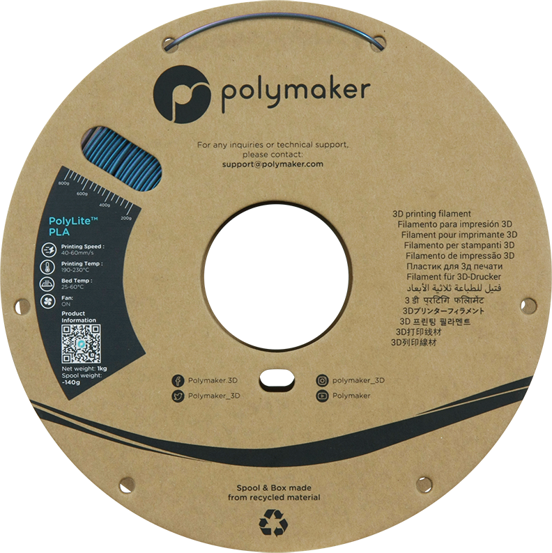 Polimaker Polimaker PolyLite PLA Starlight - 1kg - 1,75mm - Twilight