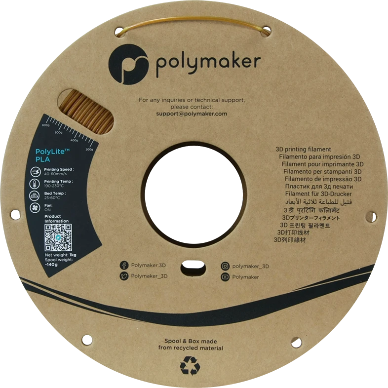 Polimaker Polimaker PolyLite PLA Starlight - 1kg - 1,75mm - Jupiteris