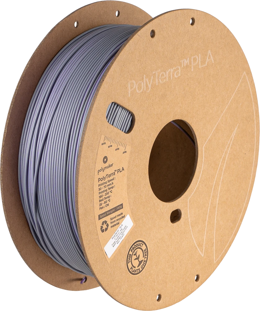 Polymaker PolyLite Silk PLA Dual Color - 1.75mm - 1kg - Chameleon Geltonas-Mėlynas