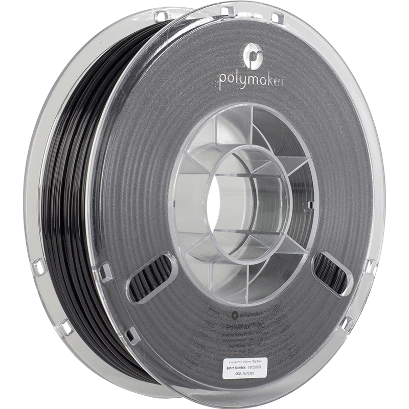 Polymaker PolyMax Tough PC 2.85 mm 0.75kg - Juodas
