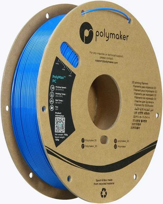 Polymaker PolyMax mėlyna ritė 3D spausdinimui