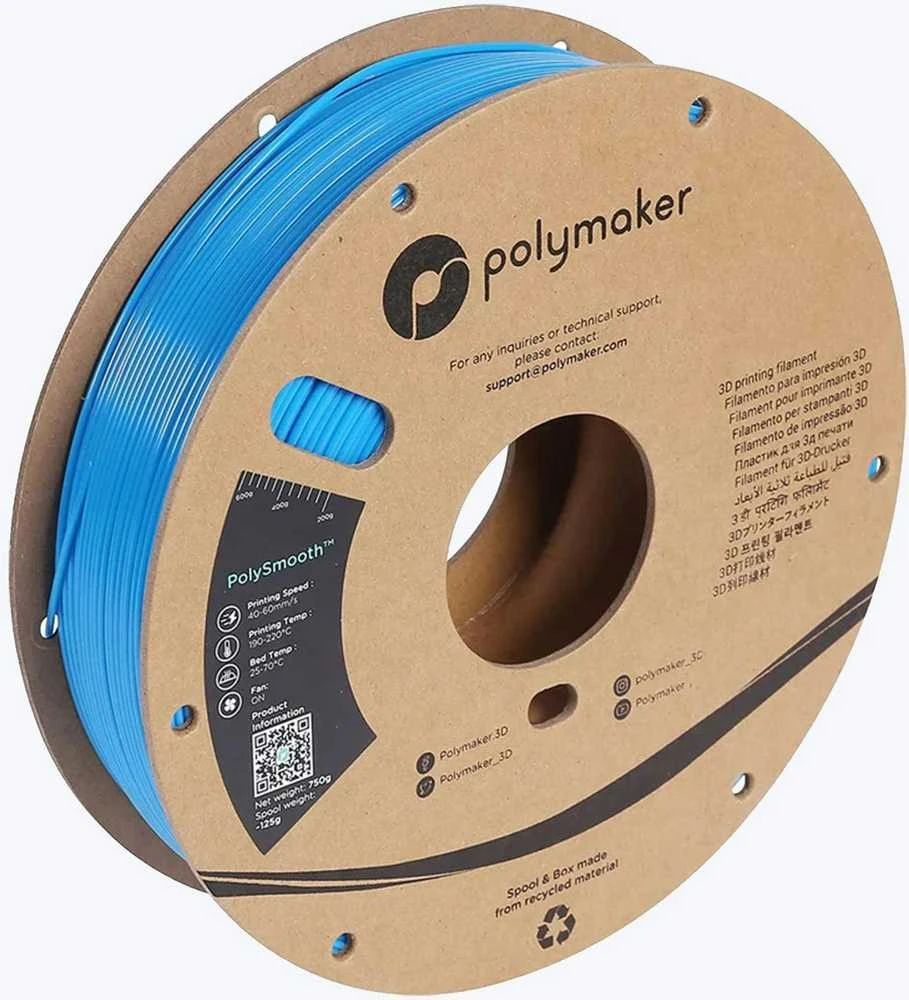 Polymaker PolySmooth mėlynas siūlas 3D spausdinimui