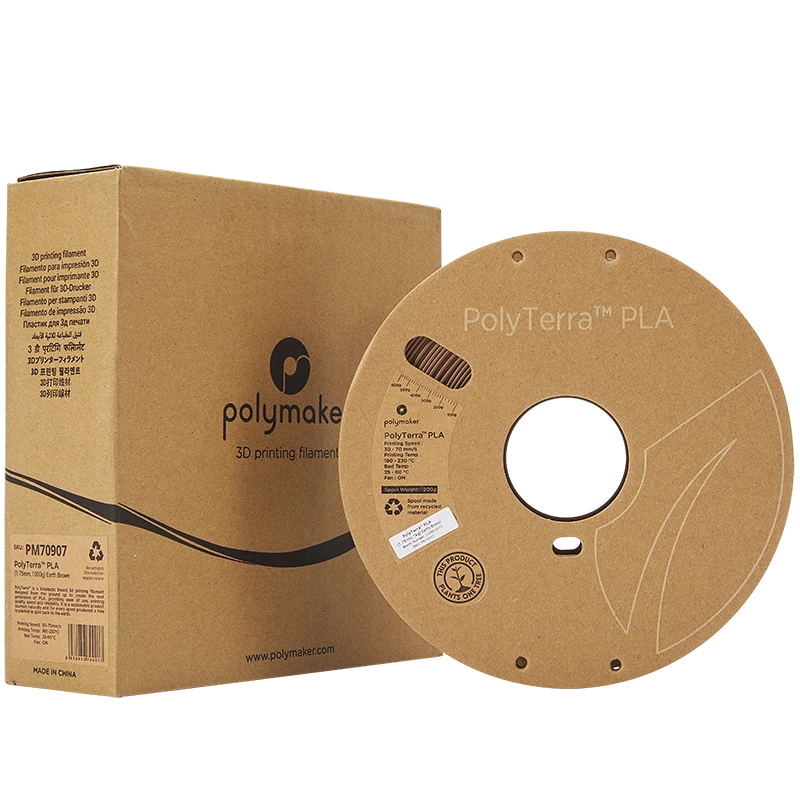 PolyTerra PLA 3D gija su kartonine pakuote