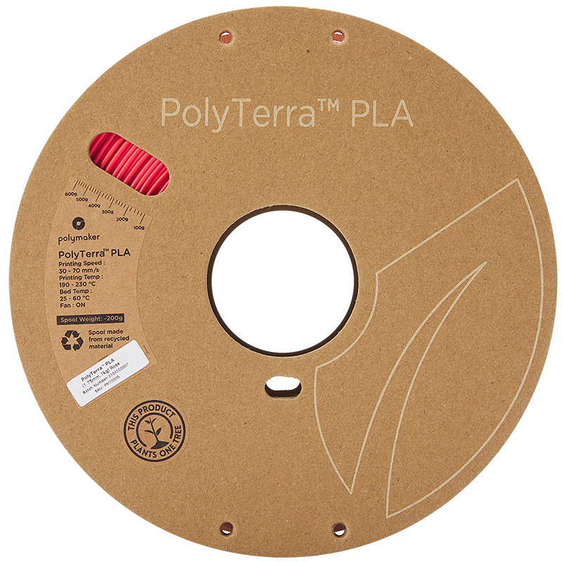Polymaker PolyTerra PLA - 1kg - 1.75mm - Rose
