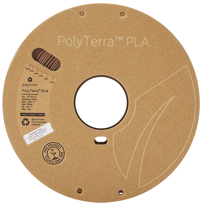 Polmask Polimaker Polimaker PolyTerra PLA - 1kg - 1,75mm - Žemės ruda
