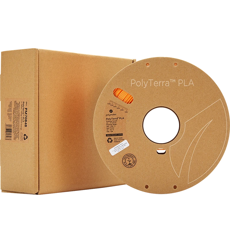 Polmask Polymaker PolyTerra PLA - 1kg - 1.75mm - Sunrise Oranžinis