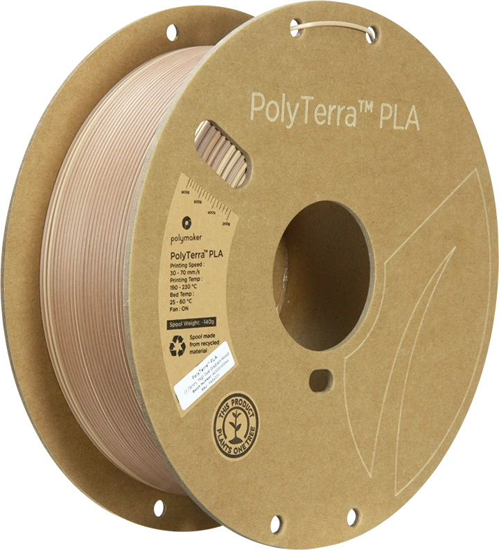 Polymaker Polyterra PLA gradient plastikas 1kg 1.75mm - Wood