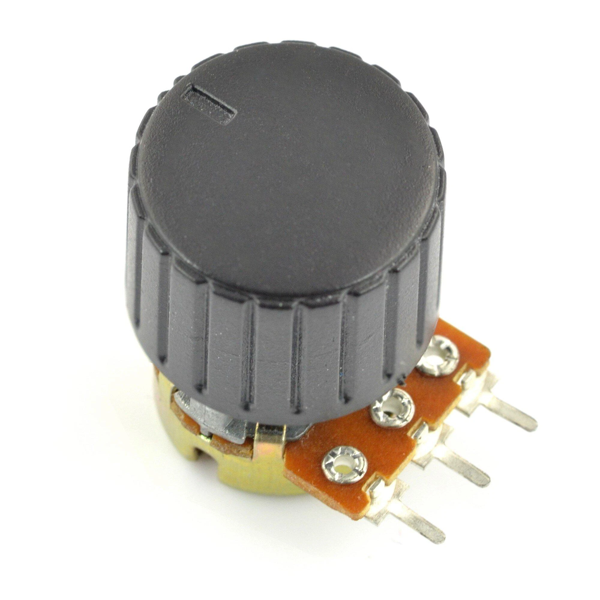 Oem Potenciometro rankenėlė GC20 juoda - 6/20mm - x5