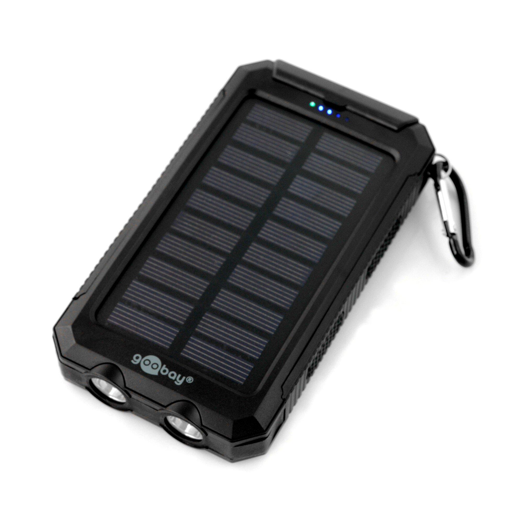 PowerBank Goobay 8.0 49216 lauko mobiliojo telefono baterija - 8000mAh - juoda