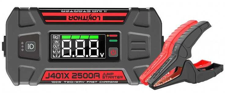 Powerbank / Jump starteris Lokithor J401X - 2500A 12V 74Wh