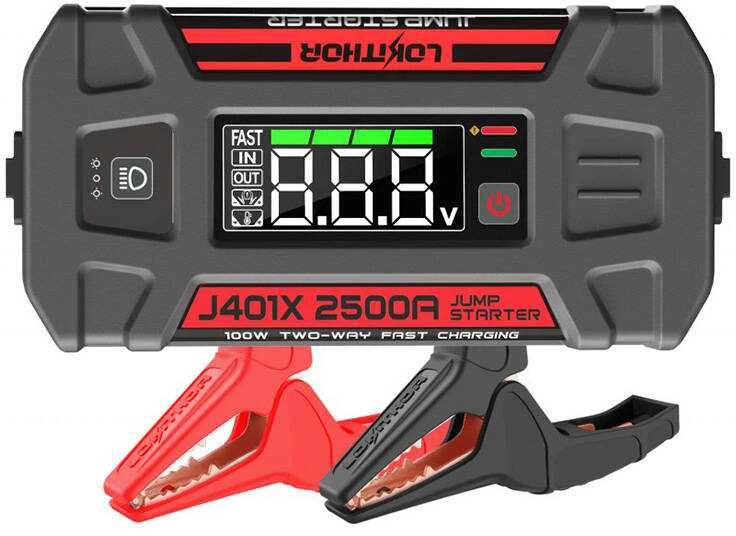 Powerbank / Jump starteris Lokithor J401X - 2500A 12V 74Wh