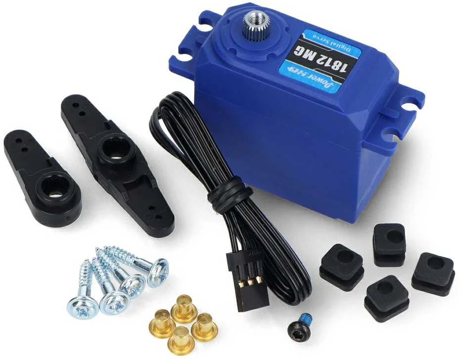 PowerHD 1812MG standartas – skaitmeninis servovariklis – atsparus vandeniui