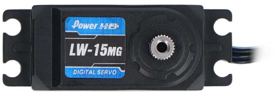 PowerHD LW-15MG standartas – skaitmeninis servovariklis – atsparus vandeniui