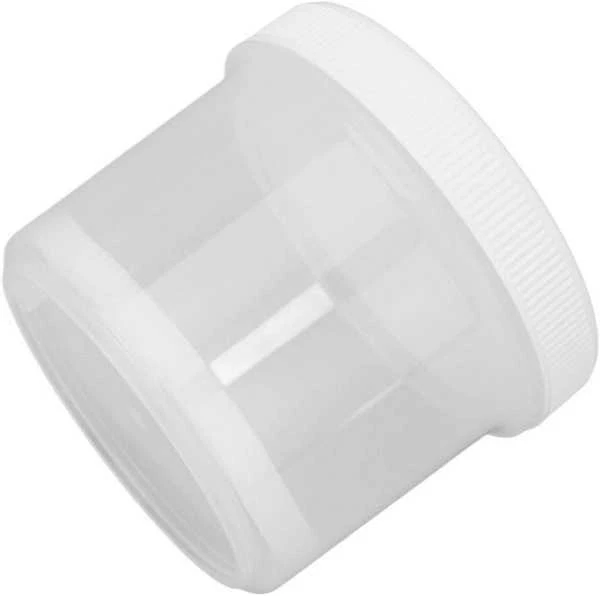 Oem PP užsukamas indas - 250 ml - Pusiau skaidrus - Apvalus