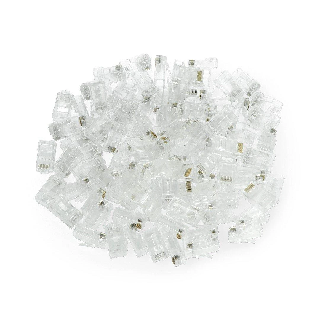 LANBERG PLU-6000EZ Plug RJ-45 UTP CAT6 8P8C 100 vnt. Prakišami
