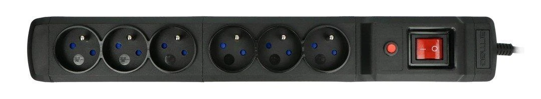 ARMAC M6/15/CZ Armac Surge Protection MULTI M6 (6 lizdai) 1,5m juodas