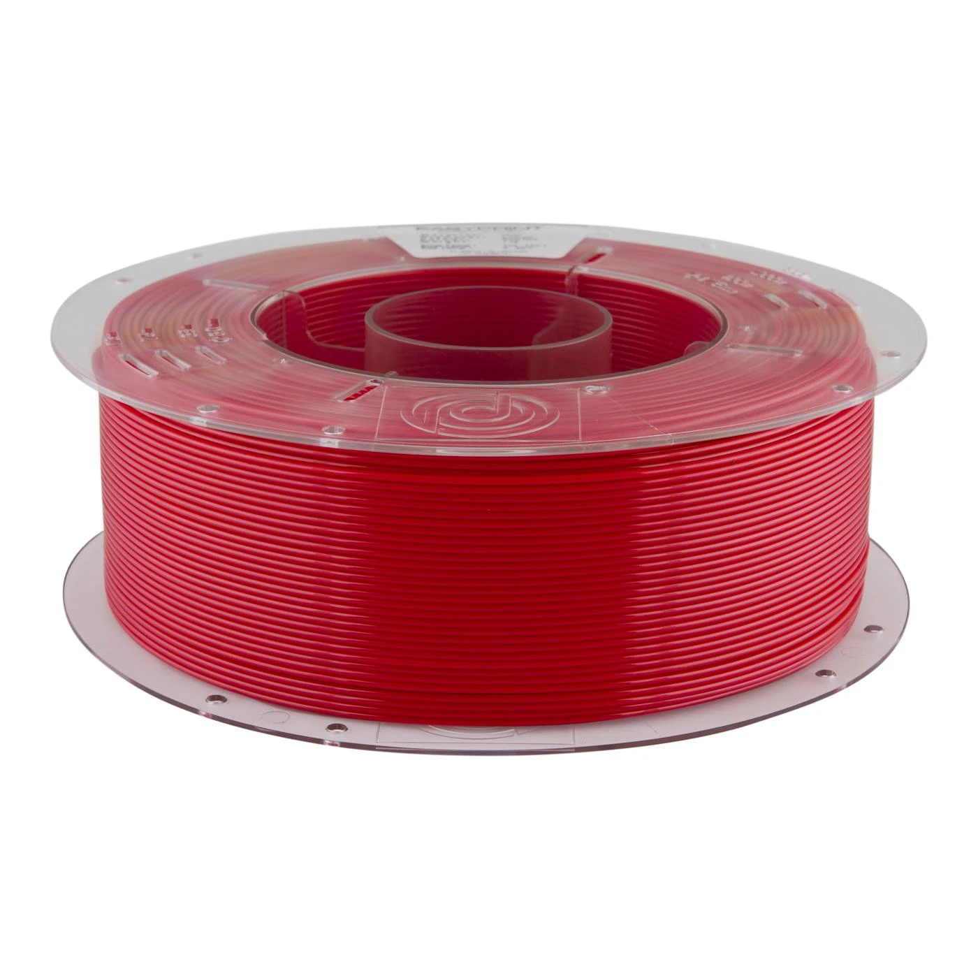 PET-G 1.75 mm raudona plastiko ritė 1kg