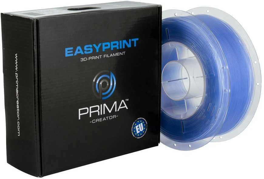 Mėlyna PET-G 3D plastiko ritė su pakuote