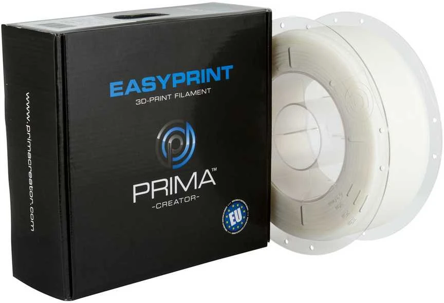 PLA 1.75mm naturalus plastikas ritėje su dėže