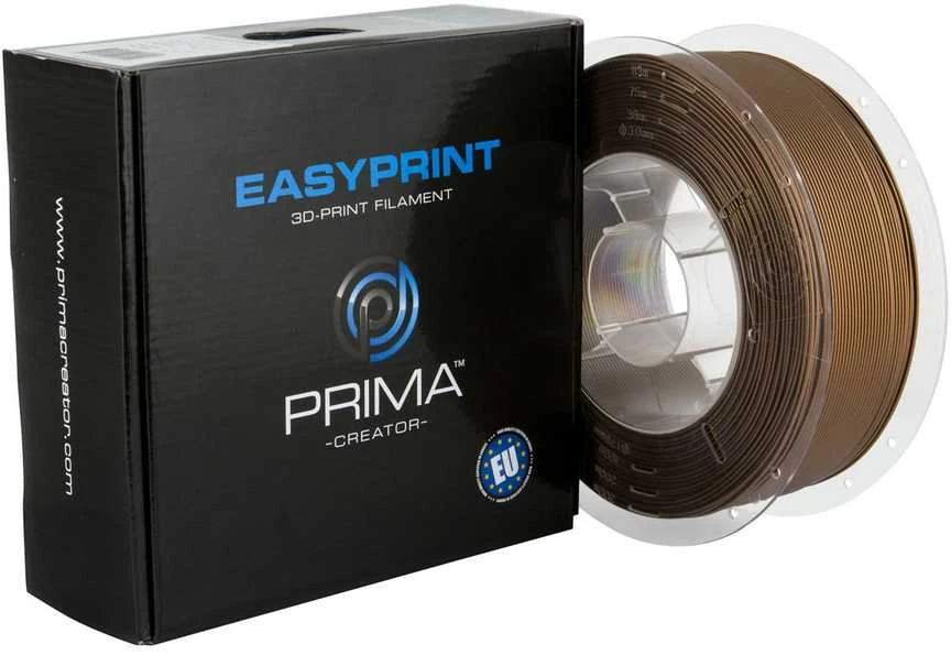 PrimaCreator PLA plastiko ritė, bronzinė