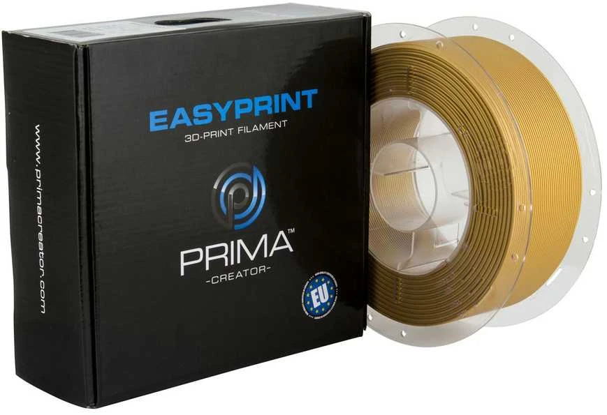 EasyPrint PLA auksinis plastikas su pakuote
