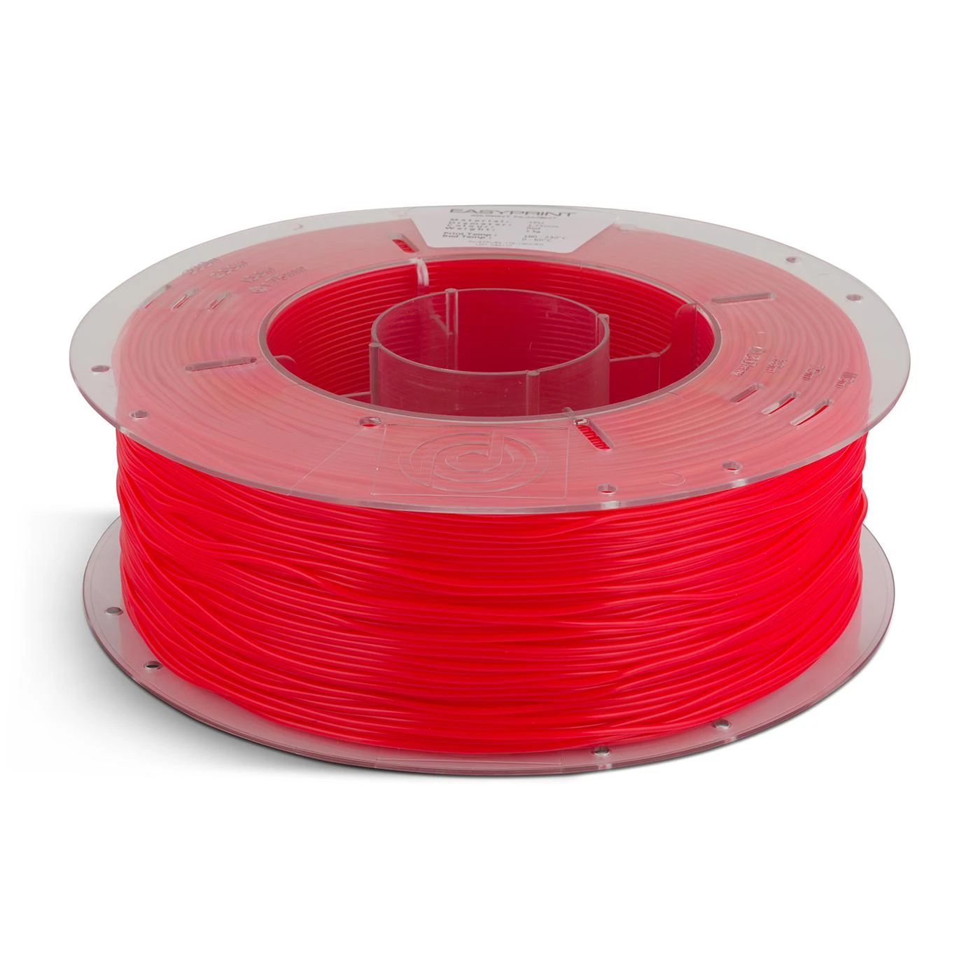 Raudonas lankstus 1.75mm FLEX 95A siūlas riteje