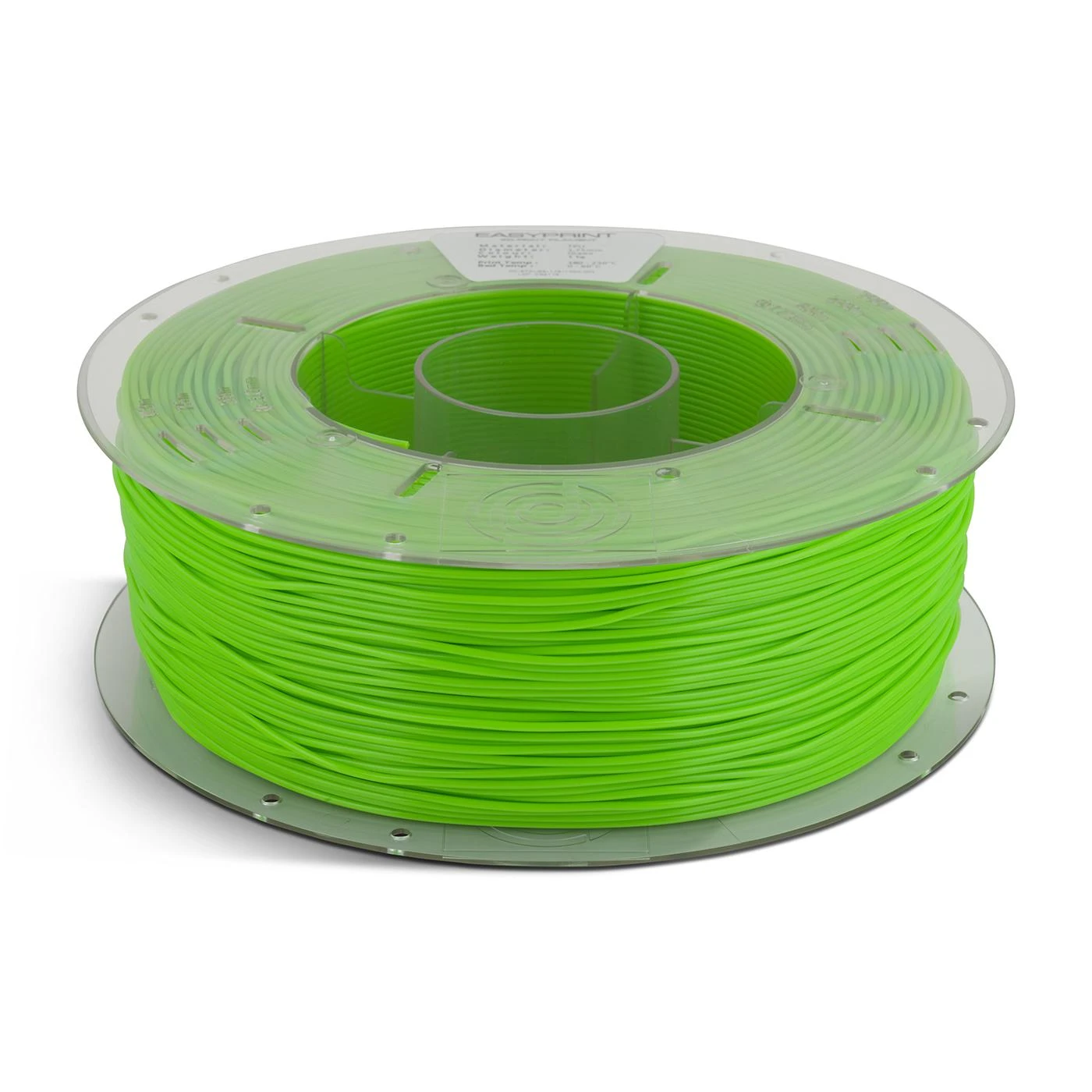 Žalias lankstus 3D siūlas 1.75mm ritėje
