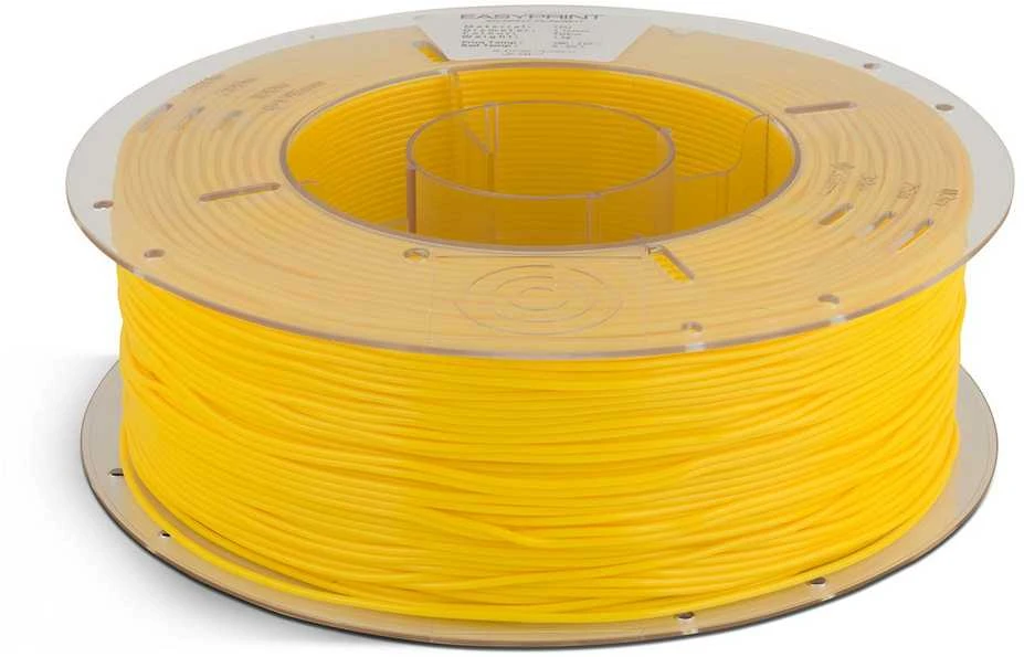 Geltonas FLEX 95A siūlas 3D spausdintuvams ant ritės