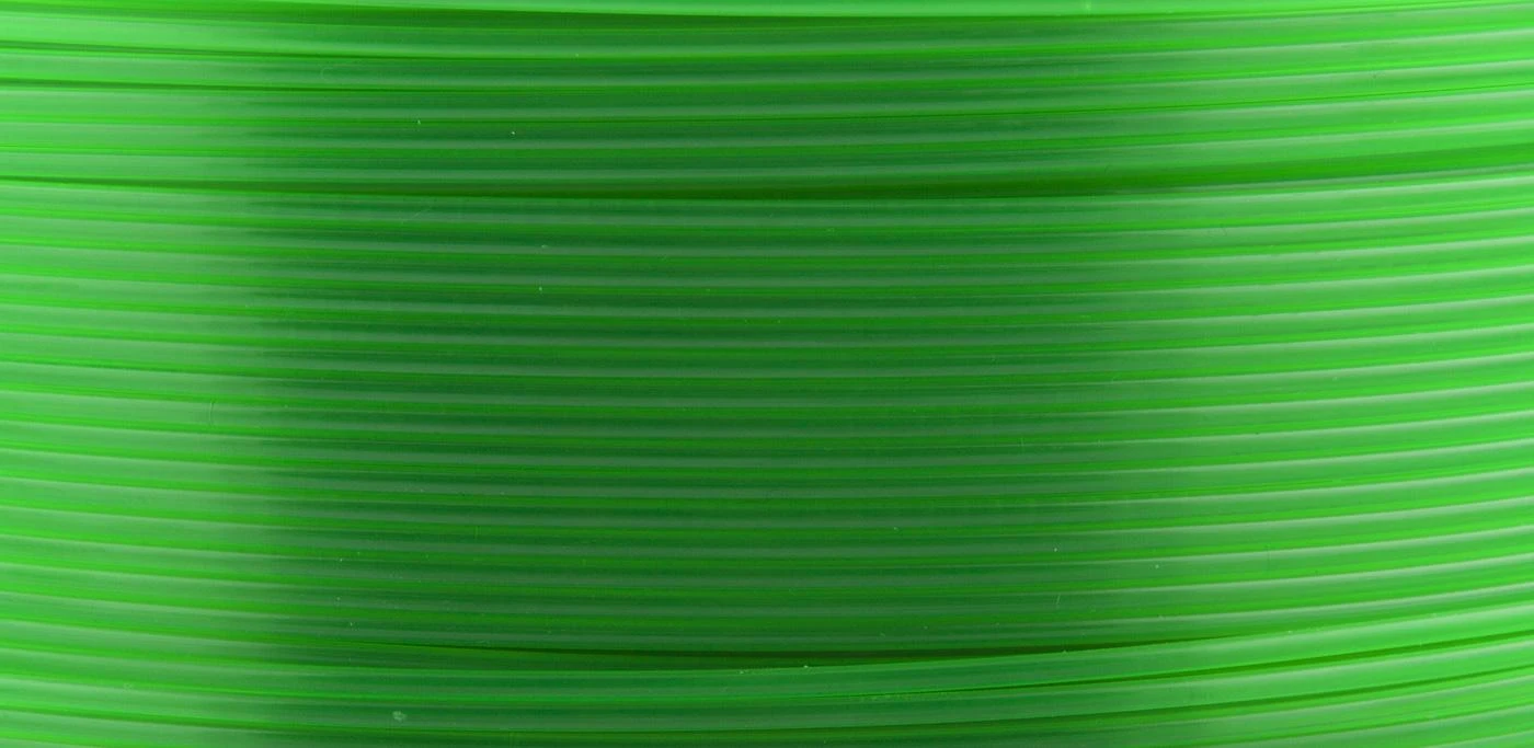 Žalias PETG 3D spausdinimo plastikas ritėje