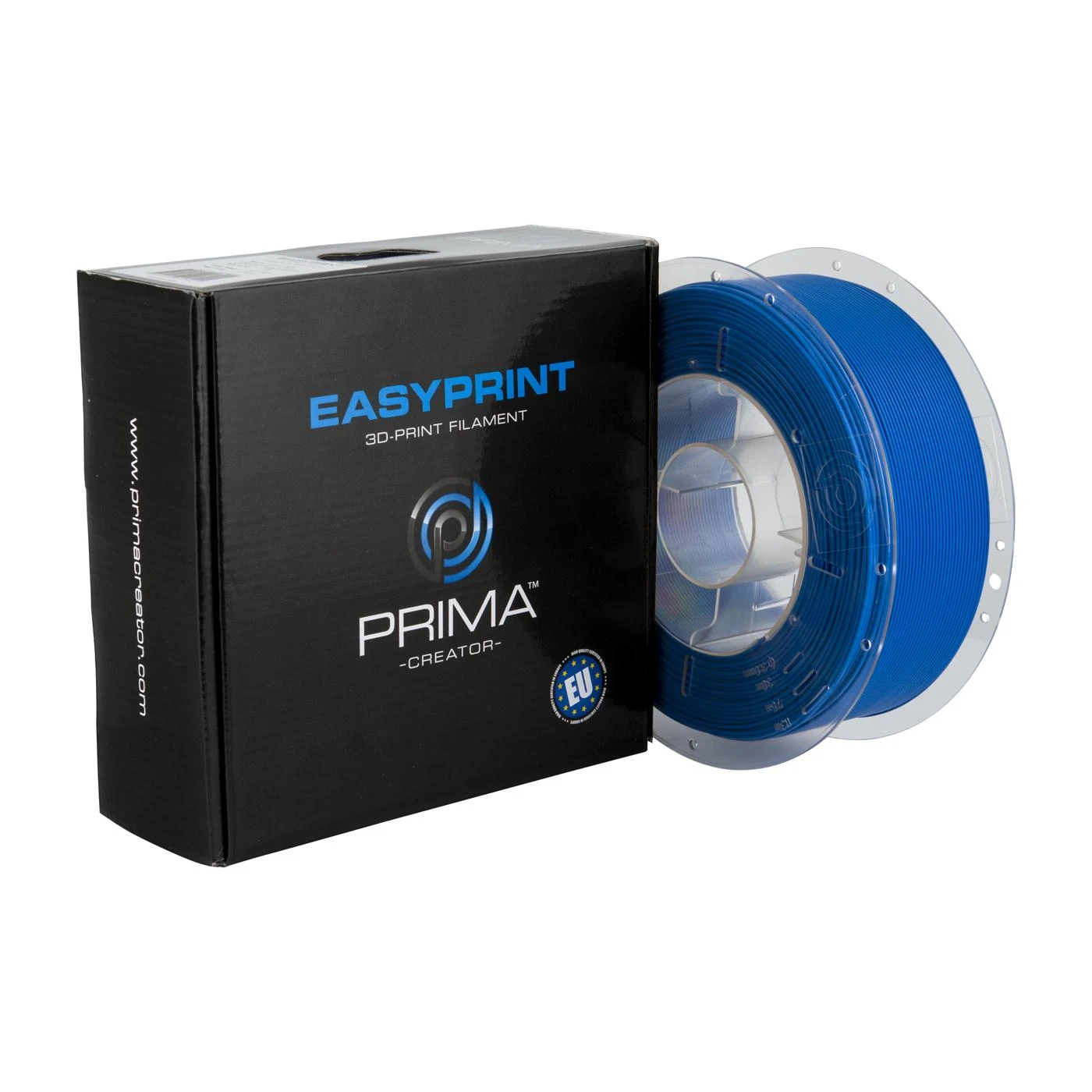 Mėlynas PLA 3D spausdintuvo plastikas dėžutėje
